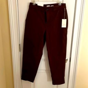 High Rise Brown ankle pants